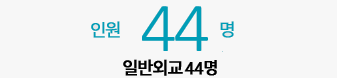 인원 37명: 일반외교 31명, 지역외교 5명, 외교전문 1명 